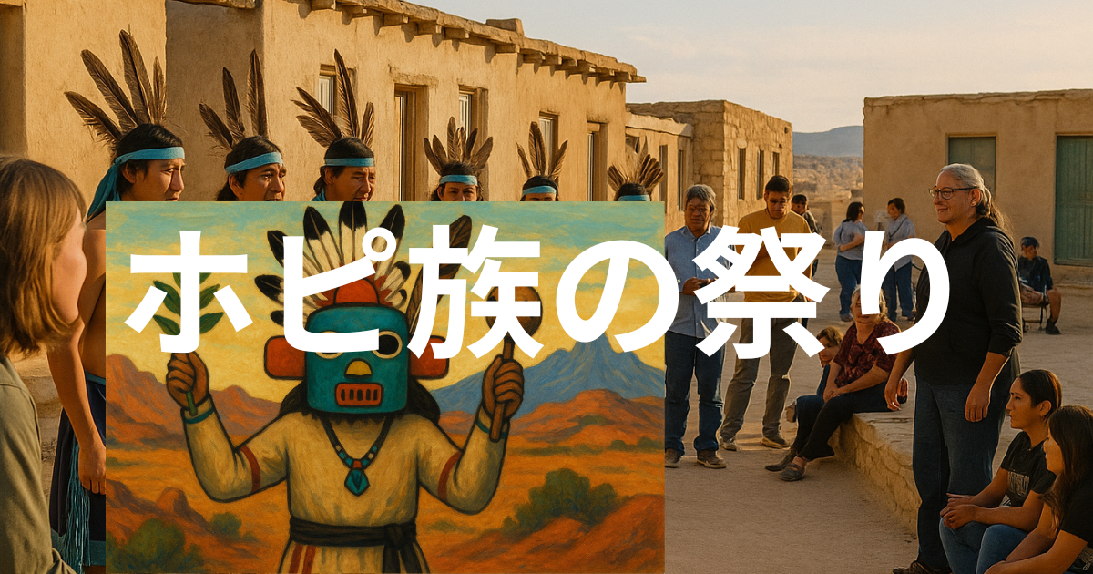 ホピ族の村で出会った伝統の踊りと暮らしの風景